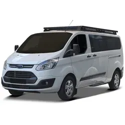 Ford Tourneo / Transit Custom LWB Slimline II Dachträger Kit - Gepäckträger für Ford Tourneo / Transit Custom LWB (2013 - Heute) mit einfacher Montage ohne Bohrungen und lebenslanger Garantie. Ideal für zusätzlichen Stauraum und vielseitige Nutzung.