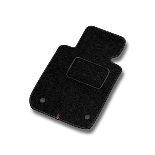MOTOS Velours Standard Fahrermatte 1-teilig passend für Mini Clubman I 2007-2014 - Standard, Gewebt, Schwarz Fahrerseite - Erleben Sie neuen Fahrkomfort mit einem Velours-Fahrermatte passend für Ihr A