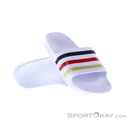 adidas Adilette Aqua Sandalen Weiss 8 - Stylische und bequeme Freizeitsandalen von adidas mit schnelltrocknendem Obermaterial und weichem Cloudfoam-Fußbett für höchsten Tragekomfort. Ideal für den Einsatz am Pool oder im Alltag.