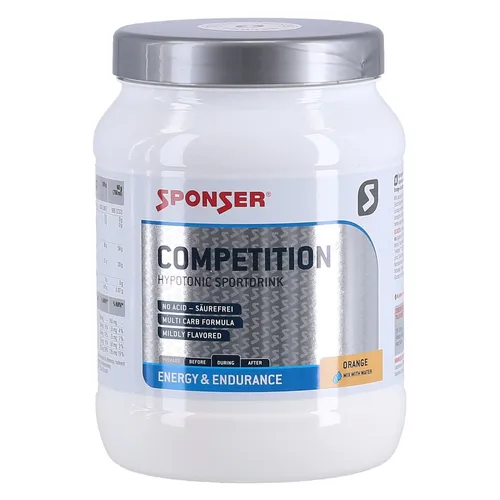 SPONSER ENERGY SPORTDRINK COMPETITION 1000G Orange - Sportnahrung für ambitionierte Athleten mit hoher Energiedichte, optimierter Aufnahme und ideal für Wettkämpfe.