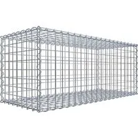 Gabiona Gabionenkorb 40 cm x 100 cm x 40 cm - Einfassungen, Stufen & Mauersysteme – Robuster Gabionenkorb aus verzinktem Drahtgitter, ideal für kreative Gartengestaltung mit einfachem Aufbau und hohem Korrosionsschutz.