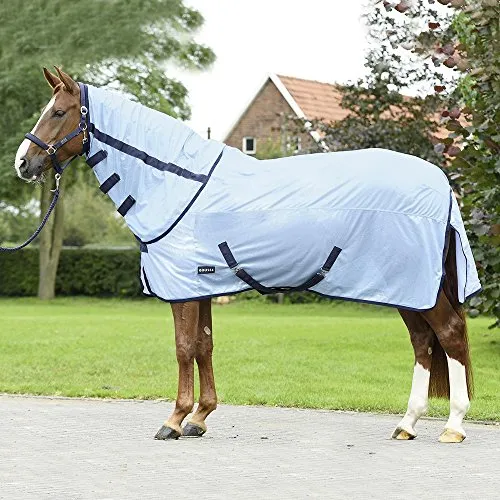 BUSSE everline Paddock-Fliegendecke SUNSHINE II, sky(navy), Rückenlänge 145 cm - Plus