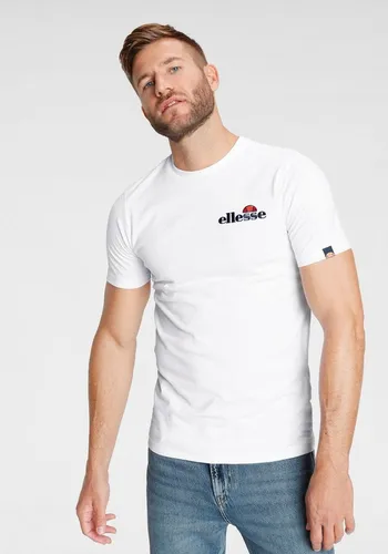 Ellesse Voodoo Tee Weiß XL – Sportliches Herren T-Shirt - Herren-Shirts mit 100% Baumwolle, ideal für sportliche Aktivitäten oder lässige Outfits. Pflegeleicht und bequem in schmaler Passform.