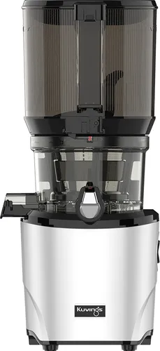 Kuvings Auto10S Slow Juicer - silberfarbener Entsafter - Entsafter für gesunde Säfte, mit innovativer Slow Juicing Technologie für maximale Nährstofferhaltung und hervorragenden Geschmack.