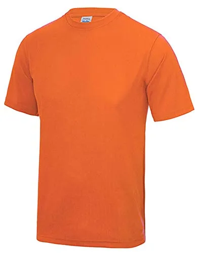 Awdis Just Cool JC020 Cool Smooth T-Shirt, Electric Orange, Mittel