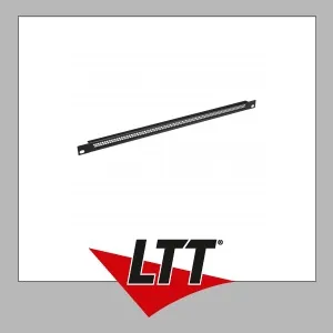 Adam Hall 19" Parts 872005 VR 19" U-Lüftungsblende 0,5 HE, Rundlochung