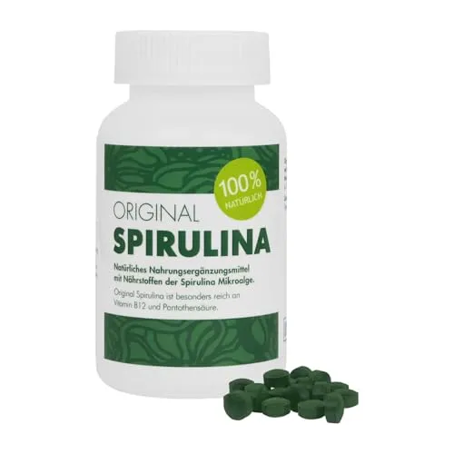 Original Spirulina Tabletten - Hochwertige Spirulina-Tischtabletten aus kontrollierter Herkunft, ideal für die tägliche Ergänzung. Liefert wertvolle Mikronährstoffe und ist leicht verdaulich.