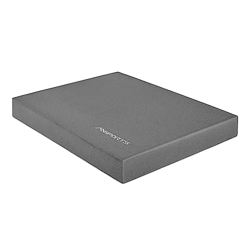 MSports® Stabilisations-Therapiegerät Balance Pad - Professional - Anthrazit - Gleichgewichtstrainer für gezielte Stabilisation und Verbesserung der Körperhaltung, ideal für Physiotherapie und Fitness.