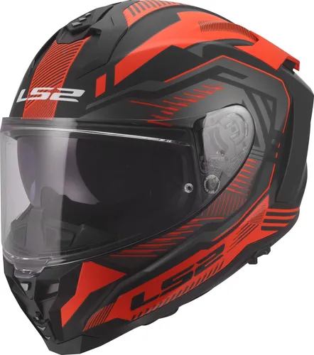 LS2 FF817 CHALLENGER II DRAVIX Integralhelm matt rot XXL - Hochleistungs-Tourenhelm für lange Fahrten, leicht und sicher. Mit integriertem Sonnenvisier und hervorragendem Sichtfeld. Ideal für anspruchsvolle Motorradfahrer.