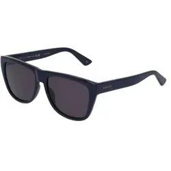 Gucci GG1345S Herren-Sonnenbrille - Stilvolle Vollrand-Optik - Sonnenbrillen | Hochwertige Gucci Herren-Sonnenbrille mit blauem Kunststoff-Gestell und grauen Gläsern für einen trendigen Look.