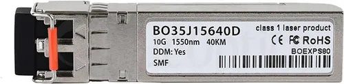 BlueOptics SFP-10G-ER-NG-BO Netzwerk-Transceiver-Modul - Media Converter, Transceiver und Module. Hochgeschwindigkeits-Faseroptik mit bis zu 10000 Mbit/s für zuverlässige Netzwerkverbindungen.
