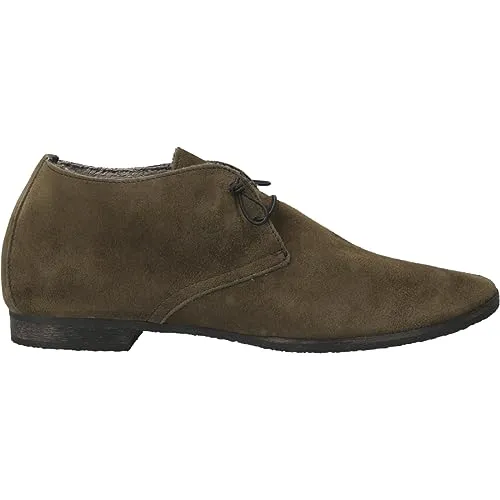 Donna Carolina Schnürschuhe BURANO Military, Grün, Damen EU 37 - Stylische Schnürschuhe aus hochwertigem Rauleder, ideal für jeden Anlass. Mit herausnehmbarer Lederdecksohle und warmem Innenfutter für optimalen Tragekomfort.
