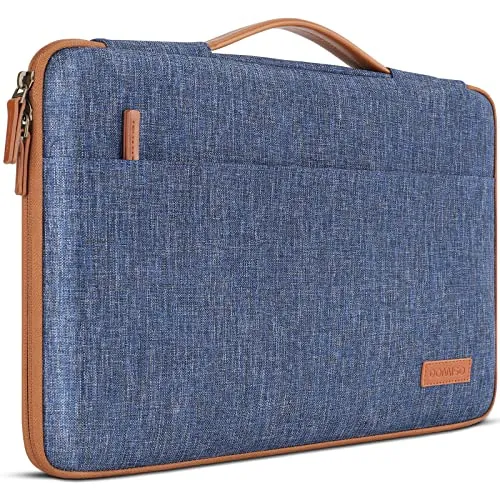 DOMISO Macbook Air M4 13 Zoll Hülle,Laptoptasche Laptop Hülle Tasche Kompatibel mit 13 Zoll M4/M3/M2/M1 (2025-2018) A3240 A3113 A2681 A2337, MacBook Pro M2/A2686 M1/A2338,Laptophülle mit Griff,Blau
