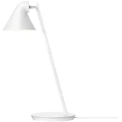 Louis Poulsen NJP Mini Tischleuchte White - Tischleuchten mit elegantem Design und stufenloser Dimmfunktion. Die kompakte NJP Mini bietet blendfreies Licht und passt perfekt auf Fensterbänke oder Nachttische.