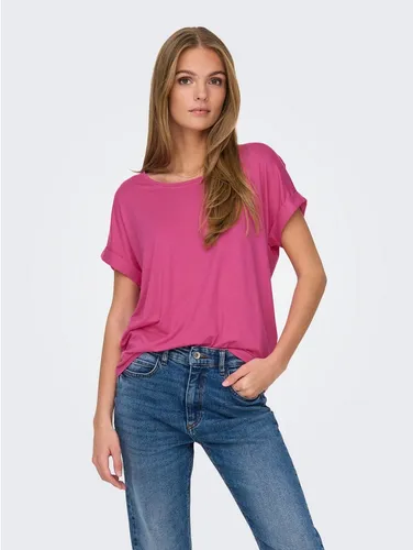 ONLY T-Shirt ONLMOSTER – Kurzarmshirt mit Aufschlag und klassischem Look Viskosemischung, regular fit