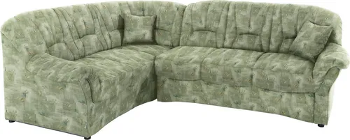 DOMO collection Ecksofa Bahia L-Form, B/T: 256/200 cm, belastbar bis 140kg/Sitz, mit Federkern, Microfaser MELROSE®, mocca