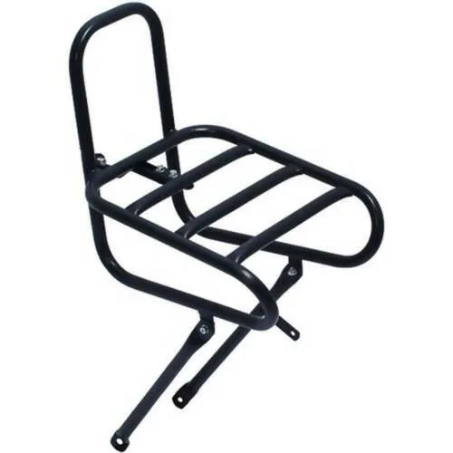 STECO V.R.-Gepäckträger "Smooth" mattschwarz 26"/28" Ø 16mm Stahlrohr