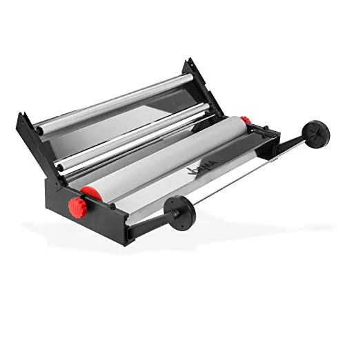 DEMA Tapetenkleistermaschine 60 cm - Effizientes Kleistergerät für große Tapetenrollen - Tapezierwerkzeug mit 57,5 cm Arbeitsbreite für schnelles und gleichmäßiges Kleistern. Robustes Edelstahl-Design und leicht zu bedienen, ideal für Profis und Heimwerker.