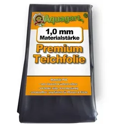 Teichfolie PVC 2m x 4m 1,0mm schwarz Folie für den Gartenteich
