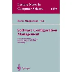 System Configuration Management ECOOP'98 SCM-8 Symposium, Brussels, Belgium, July 20-21, 1998, Proceedings
