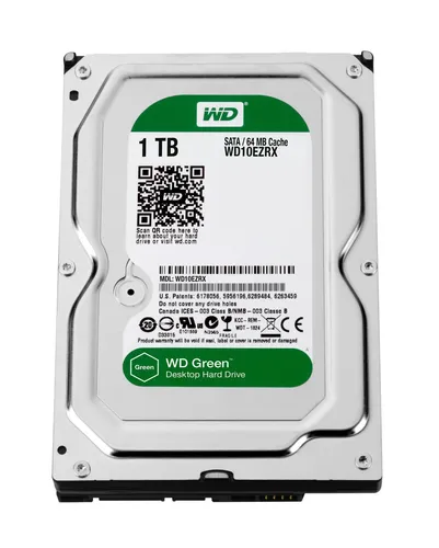 Western Digital WD10EZEX Blue 1TB Festplatte - Interne 3,5 Zoll SATA Festplatte mit 64 MB Cache, ideal für schnelles Speichern und Abrufen von Daten, perfekt für Desktop-PCs.