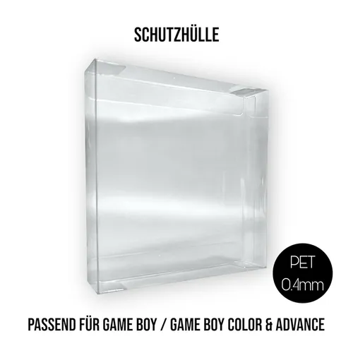 Schutzhülle passend für Nintendo Game Boy / Color / Advance –Box Protector 0,4mm