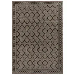 Arte Espina Teppich Splash (Design 300, Grau, 80cm x 150cm) - Vielseitiger Flachflorteppich für Innen und Außen, pflegeleicht und strapazierfähig. Mediterrane Akzente für jedes Zuhause, wasserabweisend und geeignet für Fußbodenheizung.