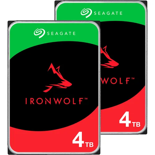 Seagate Festplatte IronWolf NAS 2 x 4 TB Bundle
