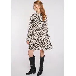 Hailys Damen Viskose Mini-Kleid Tunika La44rissa - Freizeitkleid für Damen im angesagten Leopardprint, leicht und langärmlig mit Knopfleiste – perfekt für lässige Freizeitlooks.