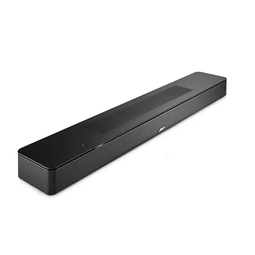 BOSE Smart Soundbar Single - Dolby Atmos, Bluetooth & WLAN - Lautsprecher & Subwoofer mit beeindruckendem Dolby Atmos Sound für ein immersives Klangerlebnis, ideal für Filmabende und Musikliebhaber.