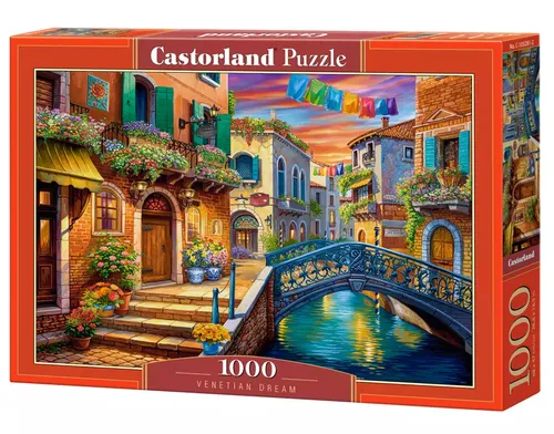 Puzzle 1000 elementów. Wenecki sen Castorland 5904438105281