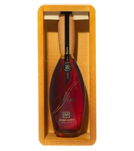 Marzadro Affina Acacia - Gereifter Grappa aus Akazienholzfass 0,35L - Tresterbrand mit sanften Honig- und Blumennoten, gereift in Akazienholz für ein edles Genusserlebnis – perfekt als Digestif oder Geschenk für Spirituosenliebhaber.