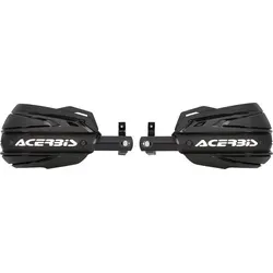 Acerbis Triumph Tiger 900 Rally Pro Handschützer - Schwarz/Weiß - Robuste Motorrad-Handprotektoren für Abenteuerfahrten, ideal für Offroad-Einsatz. Mit flexibler Abdeckung für optimalen Schutz und vereinfachte Montage.