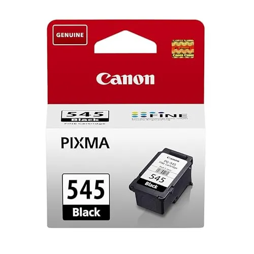 Canon PG-545 Original Drucker Tintenpatrone Schwarz - Netzteile für Canon Drucker, bietet gestochen scharfe und langlebige Druckergebnisse mit 35 % mehr Qualität als nachgemachte Patronen.
