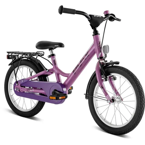 Puky Youke 16 Alu - 16 Zoll Kinderfahrrad in perky purple, leichtes Aluminium und ideal für Kinder ab 4 Jahren
