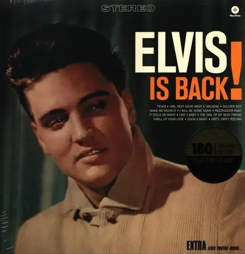 LP Elvis Presley Elvis is Back! 180 GRAM, LIMITED EDITION NEW OVP Wax Time