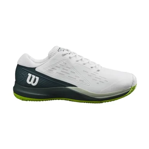 Wilson Herren Rush Pro Ace Clay Tennis Shoe - Stabilität und Komfort für Profis - Tennisschuhe mit 4D Support Chassis für optimale Stabilität und DF2-Technologie für Komfort und Geschwindigkeit. Ideal für ambitionierte Spieler auf dem Platz.