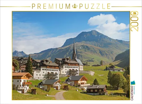 CALVENDO Puzzle Schweizer Alpendorf Sankt Antönien im Prättigau 2000 Teile Puzzl