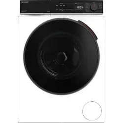 SHARP ES-WNFB914CWDA-DE Waschmaschine - Waschmaschine mit 9 kg Fassungsvermögen, 1400 U/min und WiFi-Steuerung. Die Dampf-Funktion sorgt für hygienische Sauberkeit und weniger Falten, während der Inverter Motor leise und energieeffizient arbeitet.