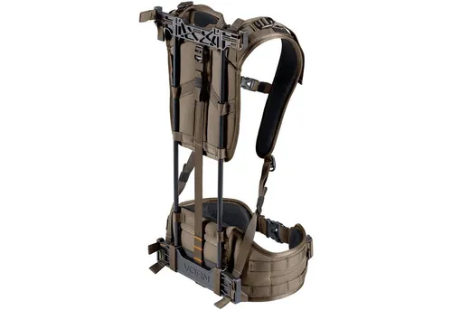 Vorn Freizeitrucksack Rahmensystem DLF grün - Robuster Freizeitrucksack mit innovativem Rahmensystem, ideal für Outdoor-Aktivitäten, aus strapazierfähigem Polyester gefertigt.