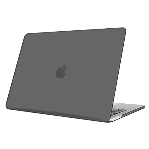 Fintie Hülle Kompatibel mit MacBook Pro 13 (2016-2022) A2338(M2/M1)/A2289/A2251/A2159/A1989/A1706/A1708, Ultradünne Hartschale Schutzhülle, Grau(Matt)
