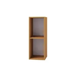 Holz Schallplatten LP Stand Regal Platto 2fach - Regal für Schallplatten, CDs und DVDs, mit einem variablen Einlegeboden und stabiler Rückwand. Ideal zur stilvollen Archivierung Ihrer Sammlung.