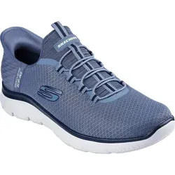 Skechers SUMMITS HIGH RANGE Herren Blau Sportschuhe - Sneaker für Herren, ideal für Fitness, Laufen und Freizeit. Mit atmungsaktivem Material und rutschfester Sohle für optimalen Komfort und Sicherheit.