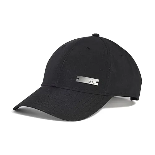 adidas Unisex Baseball Lightweights Cap Metal, Black, M-L - Stylische Baseballcap aus 100% recyceltem Polyester, ideal für sportliche Aktivitäten und Freizeit. Mittelstark vorgeformter Schirm für optimalen Sonnenschutz.