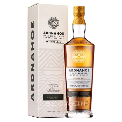 Ardnahoe Bholsa - Islay Single Malt Scotch Whisky Set mit Glencairn - Whisky aus der Ardnahoe Destillerie, gereift in Oloroso-Sherryfässern, 50% Vol. Erleben Sie die perfekte Kombination aus Rauch und Süße für ein unvergleichliches Geschmackserlebnis.