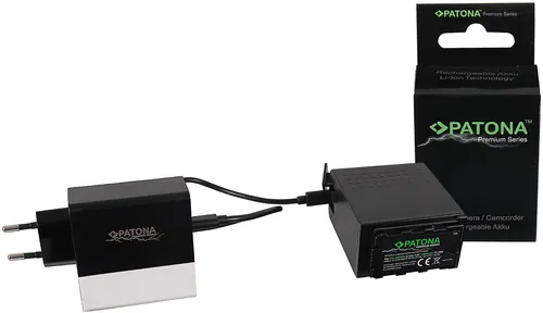 PATONA Akku für Panasonic AG-VBR89G mit Charger - Hochleistungsakku (10500mAh) für professionelle Kameras, ideal für längere Drehs ohne Unterbrechungen.