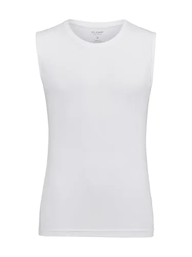 Herren Tanktop "Level 5 Body Fit" in Weiß, Größe L - Tops für Herren, körperbetonter Schnitt für optimalen Tragekomfort, ideal für Sport und Freizeit.