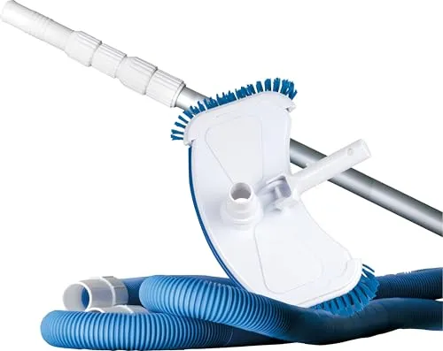 Gre AR2064 - Poolreiniger-Kit für Einbau- und Aufstellpools. Manueller Poolreiniger. Für den Boden von kleinen und mittelgroßen Pools.