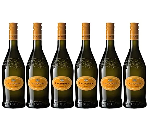 La Gioiosa - Bianco Vino Frizzante - Prosecco, fruchtig und blumig mit feiner Perlage, ideal als Aperitif oder Begleiter zu delikaten Speisen.