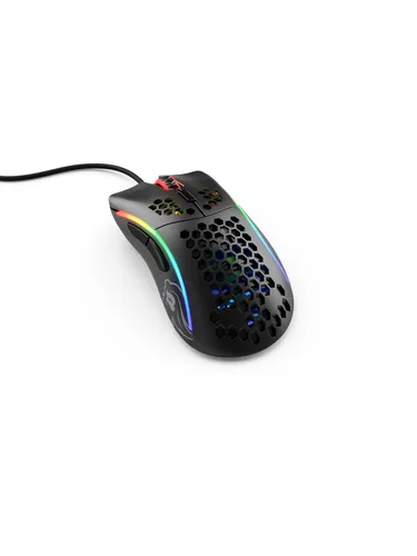 Glorious Gaming Model D- (Minus) Wired Gaming Mouse - Ergonomische Gaming-Maus mit superleichtem Wabendesign (61 g) und RGB-Beleuchtung. Optimiert für präzises Tracking und Komfort, ideal für mittelgroße bis kleine Hände.